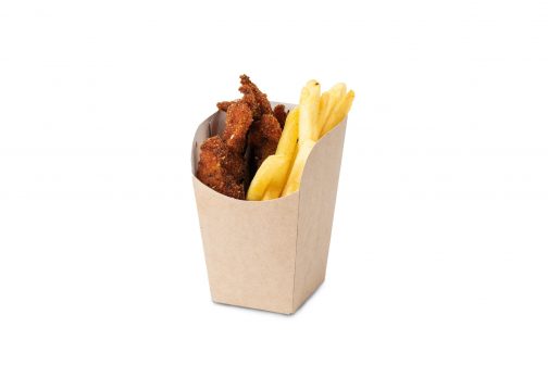 Упаковка OSQ SNACK CUP M для картофеля фри, попкорна, снеков