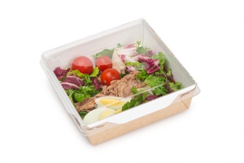Контейнер OSQ OPSALAD 900 мл, 150х150х48 мм