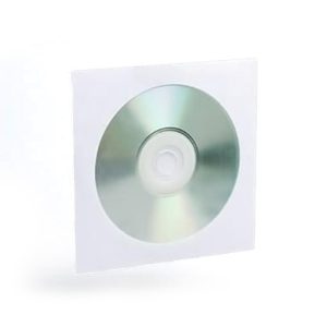 Конверт для CD с круглым окном 100 мм с замком, 80г