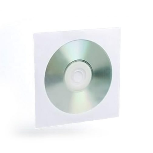 Конверт для CD с круглым окном 100 мм с замком, 80г